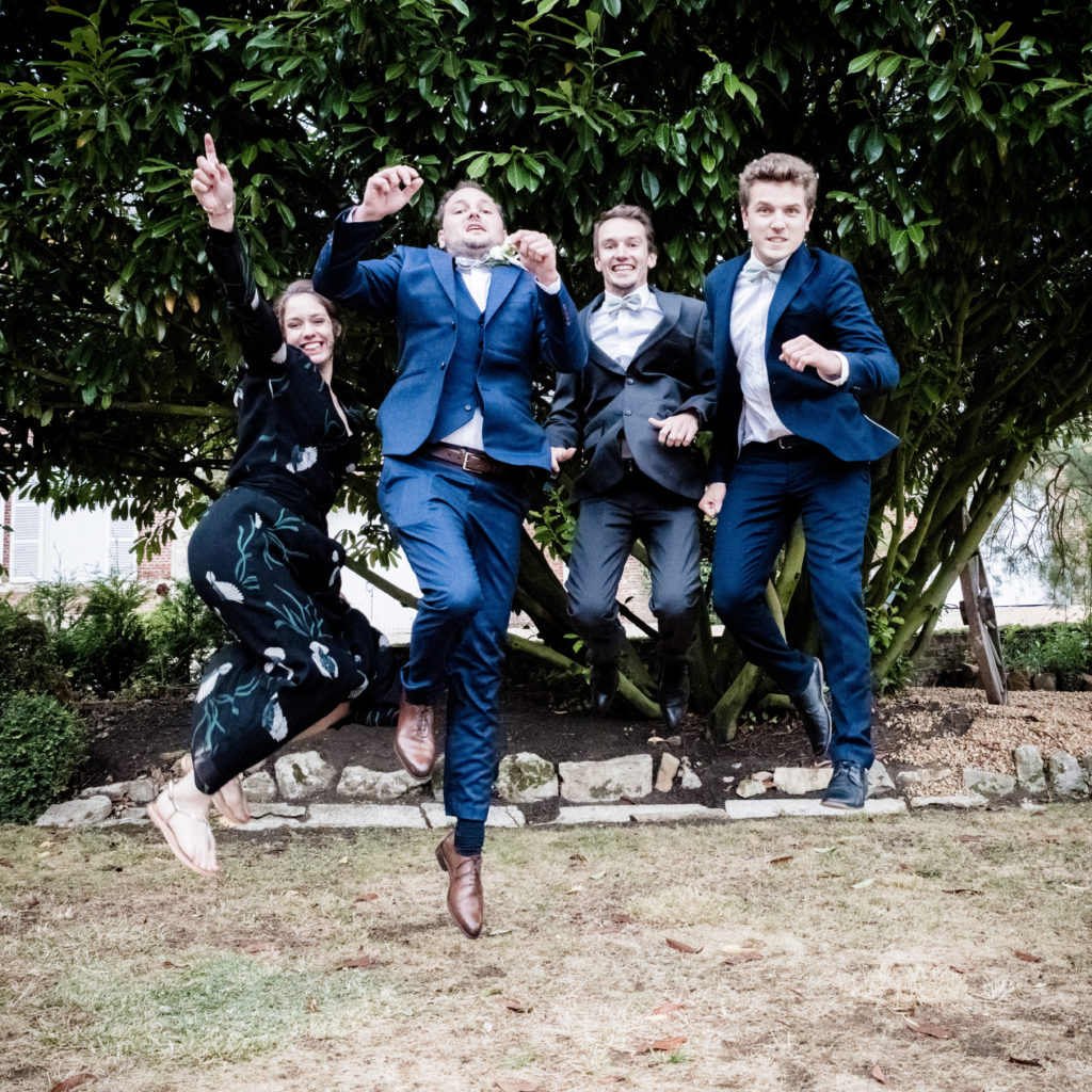 vin d'honneur photo témoins du marié